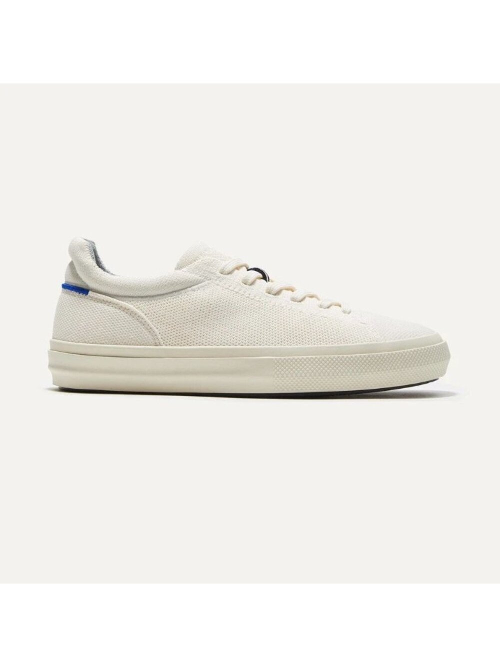 Rothy's Courtside White Sneakers, Size Women's 12.5